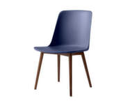 Rely Side Chair HW71, walnut / midnight