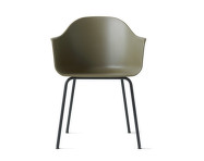 Harbour Dining Chair Steel Base, olive