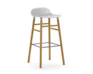 Form Bar Chair 75 cm Oak, white
