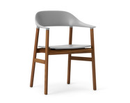 Herit Armchair Smoked Oak, grey