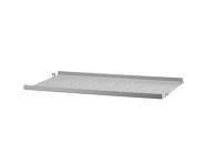 String Metal Shelf Low Edge 58 x 30, grey