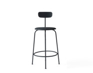 Afteroom Counter Chair, black leather
