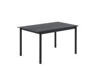 Linear Steel Table 140 cm, black
