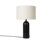 Gravity Table Lamp Small, blackened steel