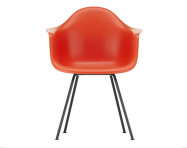 Eames Plastic Armchair DAX, poppy red