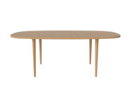 Yacht Extendable Dining Table, Cone Legs, oiled oak
