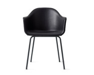 Harbour Dining Chair Steel Base, Dakar leather 0842