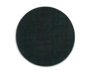 Row Rug Circular, dark green