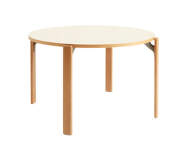 Rey Table, ivory white/golden