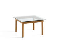 Kofi Coffee Table 60x60, oak/clear