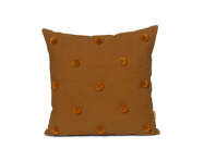 Dot Tufted Cushion, sugar kelp/mustard