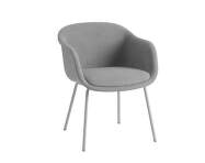 Fiber Conference Armchair Tube Base, grey/Remix 133