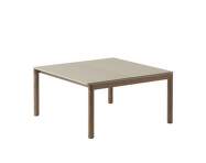 Couple Coffee Table 2 Tiles Plain, sand / dark oiled oak