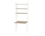 String Workspace A Shelving Set, beige