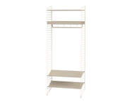 String Hallway R Shelving Set, beige