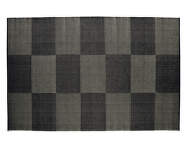 Check Rug 200x300 cm, black