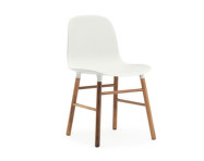 Form Chair Walnut, white