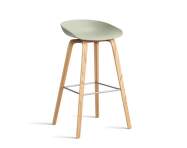 AAS 32 Bar Stool High Oak Veneer, pastel green