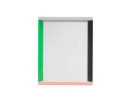 Colour Frame Mirror Small, green/pink