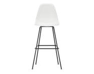 Eames Plastic Bar Stool High, white