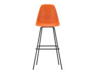 Eames Plastic Bar Stool High, rusty orange