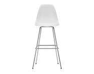 Eames Plastic Bar Stool High, cotton white/chrome