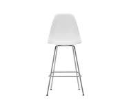 Eames Plastic Counter Stool Low, cotton white/chrome