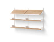 Office Shelf, oak/white