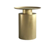 Pillar Table Tall, brass