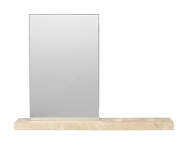 Caseta Table Mirror, travertine