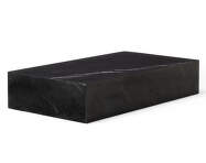 Plinth Lounge Table Grand, Nero Marquina
