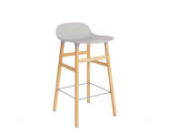 Form Bar Chair 65 cm Oak, warm grey