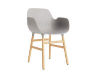 Form Armchair Oak, warm grey