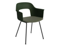 Layout Armchair 213 Seat Upholstery, black/bottle green/Mode 72