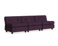 Amanta 3-Seater Sofa, Turf burgungy