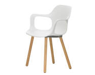 HAL Armchair Wood, cotton white