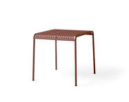 Palissade Table 90, iron red