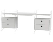 String Workspace C Shelving Set, white
