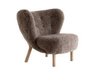 Little Petra VB1 Lounge Chair, oak/sheepskin Sahara