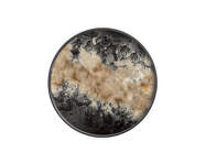 Organic Glass Tray Round S, black