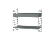 String Outdoor D Shelving System, galvanized