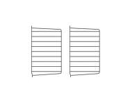 String Wall Panel 50 x 30, 2pcs, dark brown