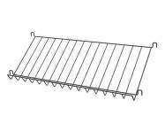 Magazine Shelf Wire 78 x 30, dark brown