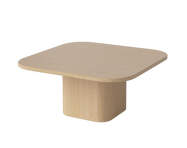 Eida Coffee Table 70x70 H32, white pigmented oiled oak