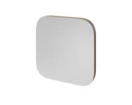 Vala Mirror Square 50x50 cm, lacquered oak