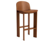 Chisel 35 Bar Stool H75, walnut