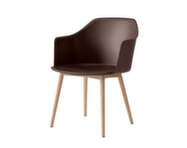 Rely Armchair HW76, oak / burnt umber