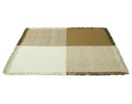 Verso Rug 258x258, pale green / warm brown