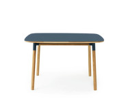 Form Table 120x120 cm Oak, blue