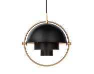 Multi-Lite Pendant Large, black/brass